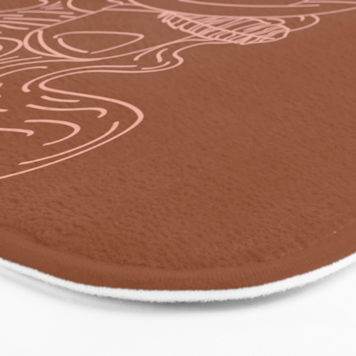 Love or Die Tryinâ - Cowhand - Rust & Peach Bath Mat Gallery Image 3