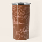 Love or Die Tryinâ - Cowhand - Rust & Peach Travel Mug Gallery Image 1