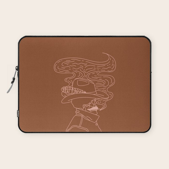 Love or Die Tryinâ - Cowhand - Rust & Peach Laptop Sleeve Gallery Image 1