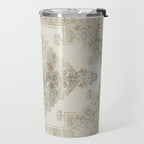 turkish floral - sage & brown Travel Mug Gallery Image 2
