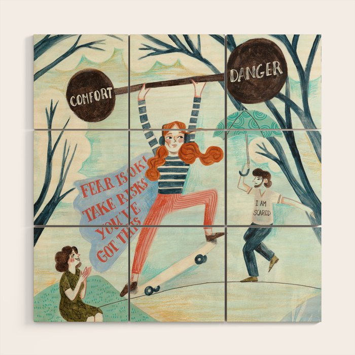 Motivational Teenager Wood Wall Art Gallery Image 2