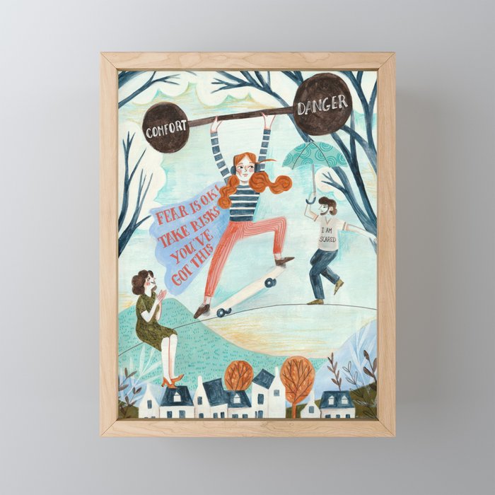 Motivational Teenager Mini Art Print Gallery Image 1