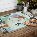 Motivational Teenager Outdoor Rug Gallery Image 2