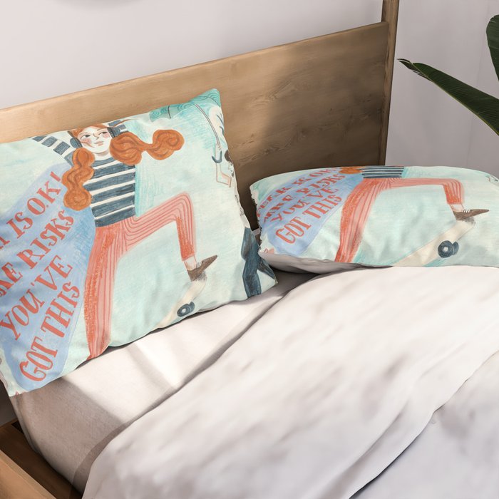 Motivational Teenager Pillow Sham Gallery Image 2