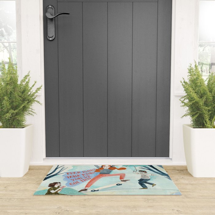 Motivational Teenager Welcome Mat Gallery Image 3