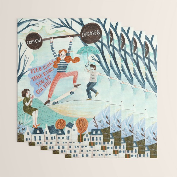 Motivational Teenager Wrapping Paper Gallery Image 3