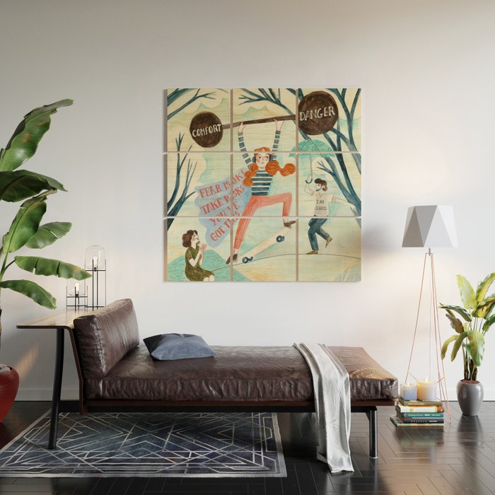 Motivational Teenager Wood Wall Art Gallery Image 2