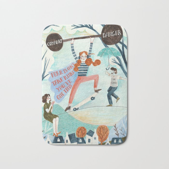 Motivational Teenager Bath Mat Gallery Image 1