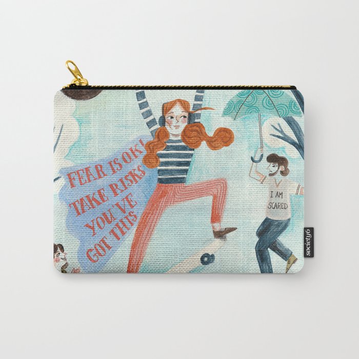Motivational Teenager Carry All Pouch Gallery Image 1