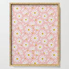 Daisies - Pink Serving Tray Gallery Image 1