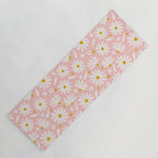 Daisies - Pink Yoga Mat Gallery Image 1