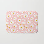 Daisies - Pink Bath Mat Gallery Image 1