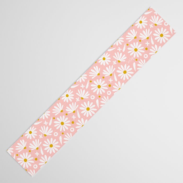 Daisies - Pink Table Runner Gallery Image 3