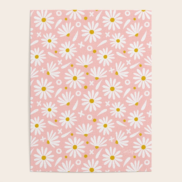 Daisies - Pink Poster Gallery Image 4