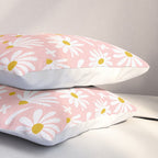 Daisies - Pink Pillow Sham Gallery Image 3