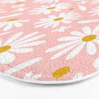 Daisies - Pink Bath Mat Gallery Image 3