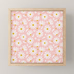 Daisies - Pink Mini Art Print Gallery Image 1