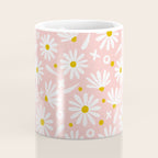 Daisies - Pink Coffee Mug Gallery Image 4