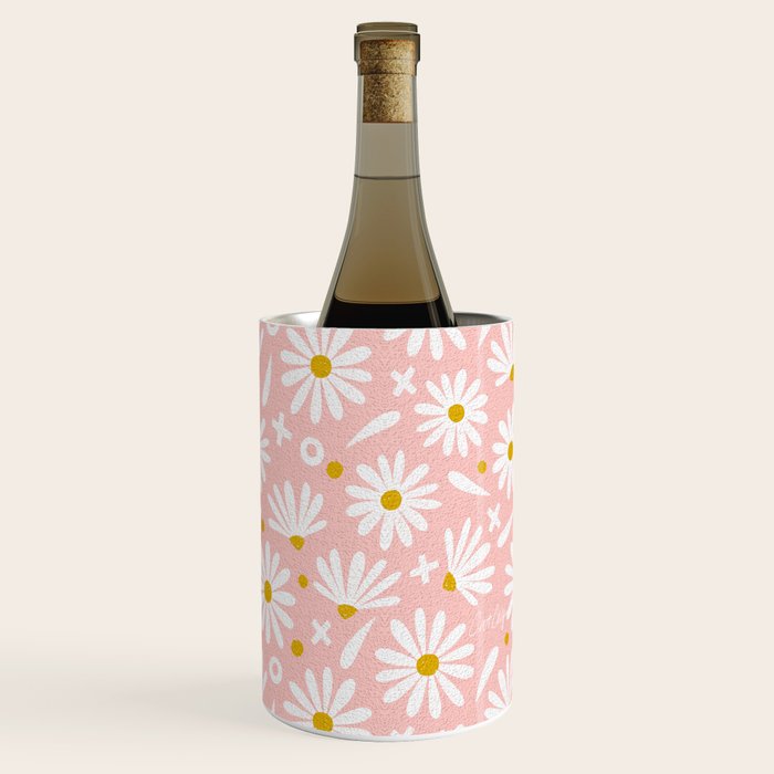 Daisies - Pink Wine Chiller Gallery Image 3