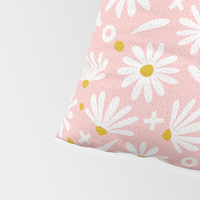 Daisies - Pink Pillow Sham Gallery Image 4