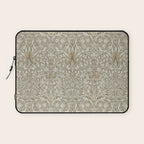 William Morris Vintage Snakeshead Stone Cream Pattern Laptop Sleeve Gallery Image 1
