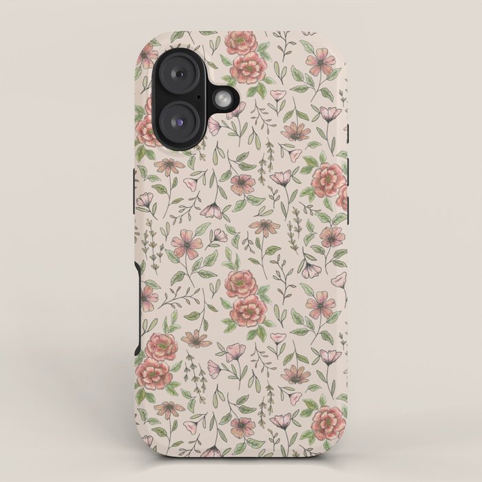 Spring Floral Pattern iPhone Case Gallery Image 1