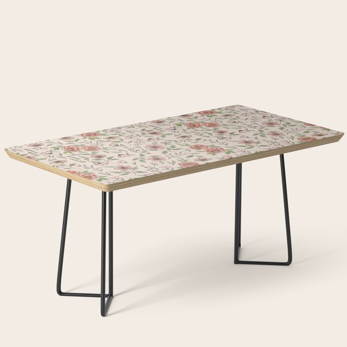 Spring Floral Pattern Coffee Table Gallery Image 1