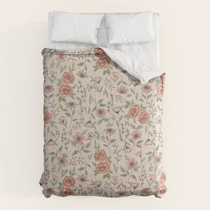 Spring Floral Pattern Comforter Gallery Image 6