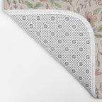 Spring Floral Pattern Bath Mat Gallery Image 2