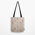Spring Floral Pattern Tote Bag Gallery Image 2