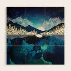 Midnight Water Wood Wall Art Gallery Image 1