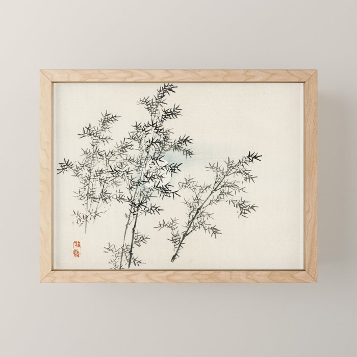 Bamboo by KÅno Bairei Mini Art Print Gallery Image 1