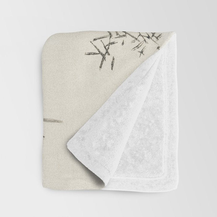 Bamboo by KÅno Bairei Throw Blanket Gallery Image 3