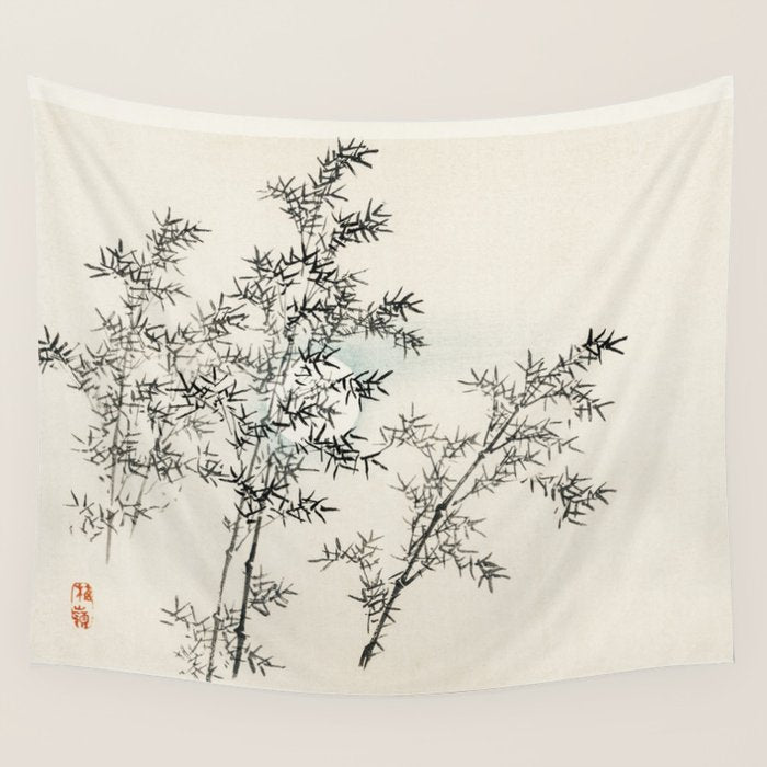 Bamboo by KÅno Bairei Wall Tapestry Gallery Image 4