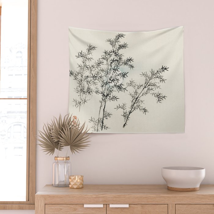 Bamboo by KÅno Bairei Wall Tapestry Gallery Image 2