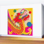 Colorful Dragon Wall Mural Gallery Image 2