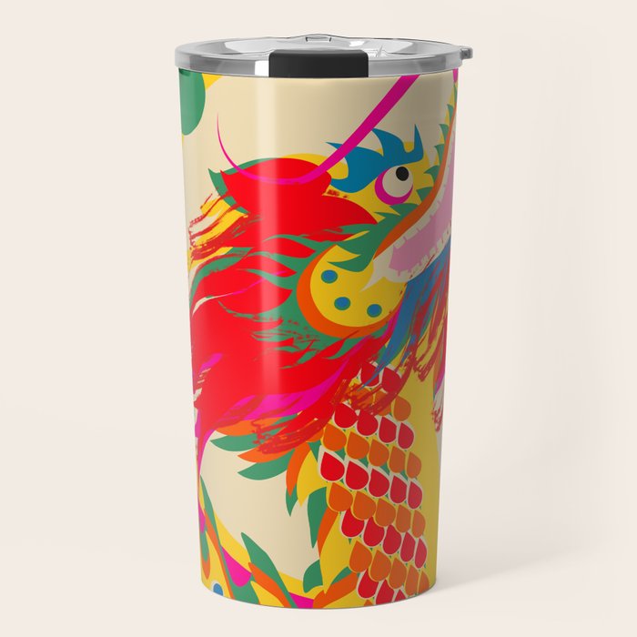 Colorful Dragon Travel Mug Gallery Image 1