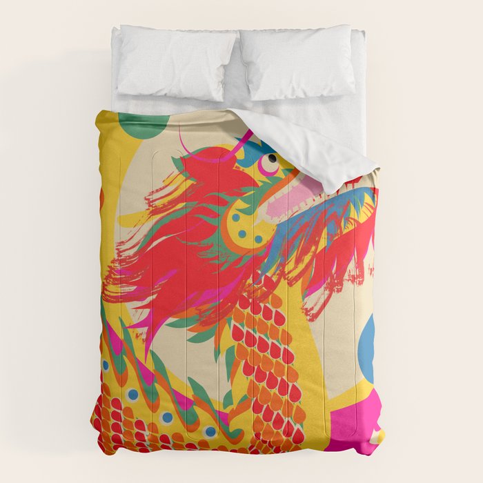 Colorful Dragon Comforter Gallery Image 6