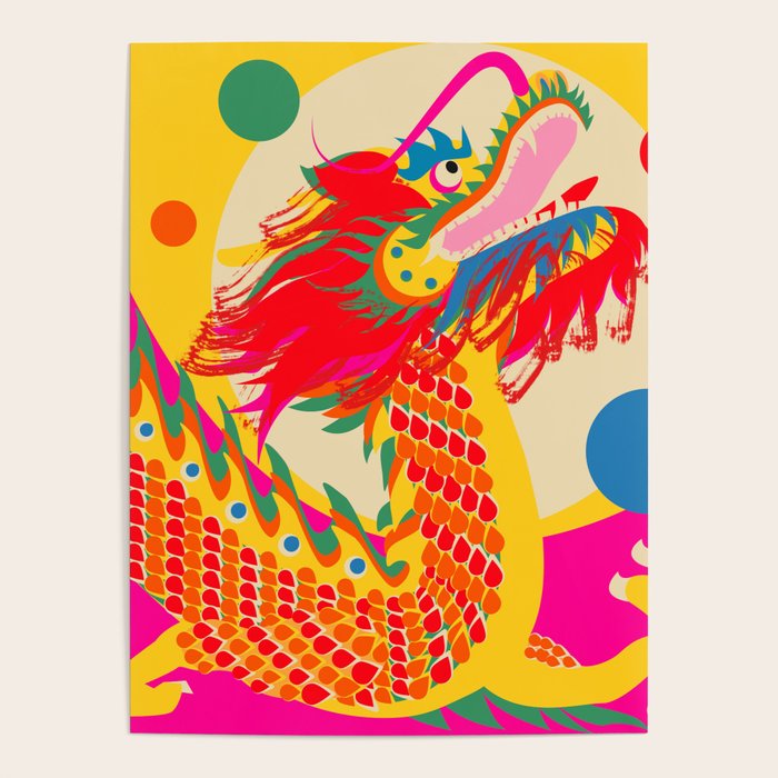 Colorful Dragon Poster Gallery Image 1