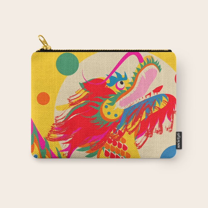 Colorful Dragon Carry All Pouch Gallery Image 1