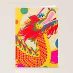 Colorful Dragon Stationery Card Gallery Image 2