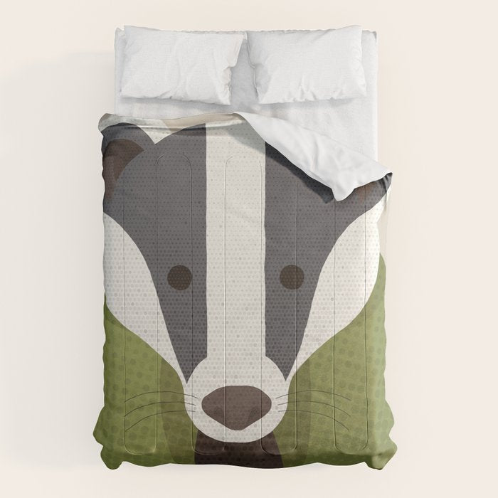 Whimsy Badger Comforter Gallery Image 6