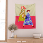 Floral Flow Wall Tapestry Gallery Image 2