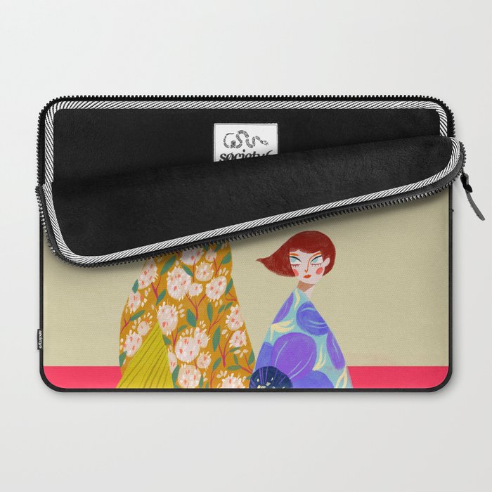 Floral Flow Laptop Sleeve Gallery Image 2