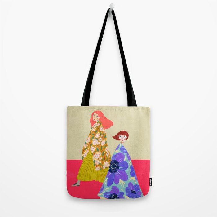 Floral Flow Tote Bag Gallery Image 2
