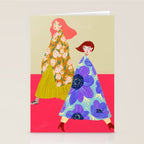 Floral Flow Stationery Card Gallery Image 2