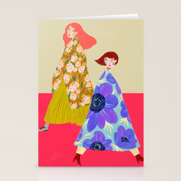 Floral Flow Stationery Card Gallery Image 2