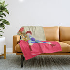 Floral Flow Throw Blanket Gallery Image 1