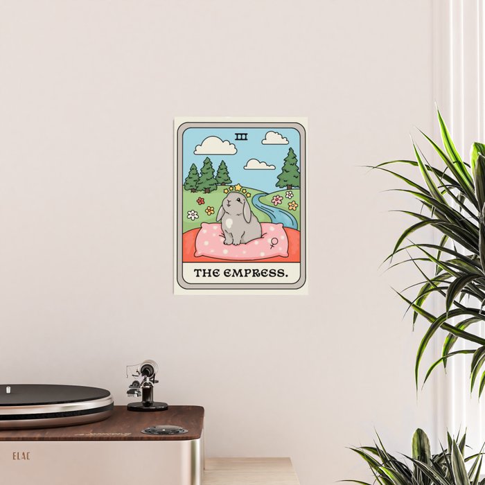 The Empress Bunny Tarot Card Poster Gallery Image 2