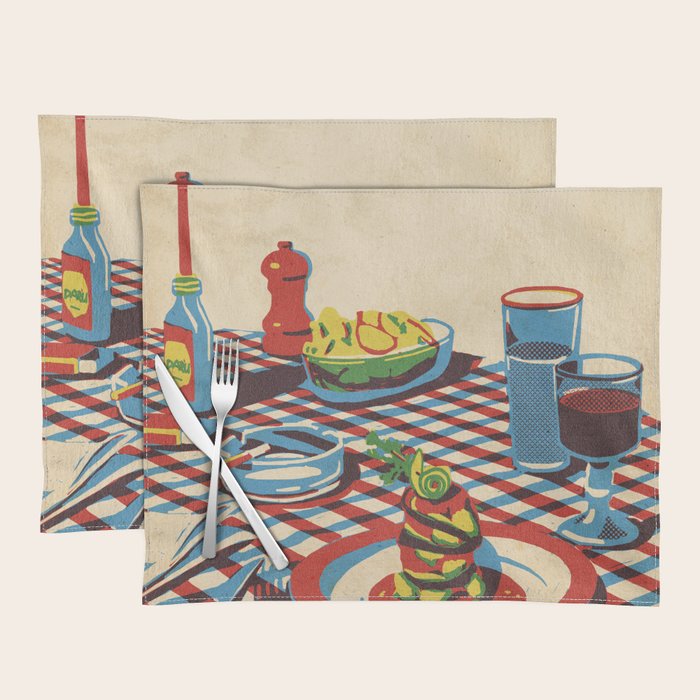 Wine and Pasta Placemat Gallery Image 1
